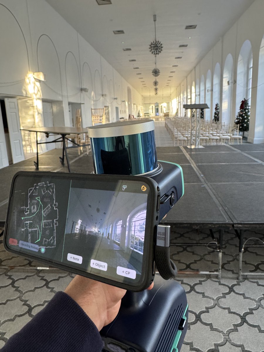 NavLive3D's tweet photo. Scanning a beautiful heritage building with the NavLive scanner. It took us less than 15 mins to scan the full 2,705mยฒ building inside and out, capturing precise measurements in record time. Scan results to follow soon.
#constructionscanner #lidarscanner #slamscanner #navlive https://t.co/rWrrzrfAs7