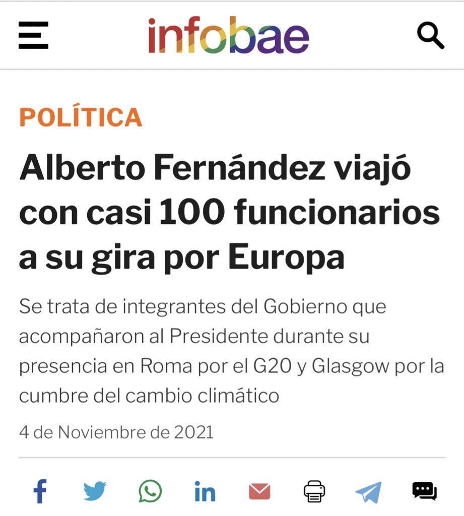 Trumperizar's tweet image. Milei viajó solamente con 4 personas a la cumbre de Davos en Suiza.

Mientras tanto Alberto Fernández llevaba 100 ñoquis a las cumbres de cambio climático en Eupopa... Que buen cambio metimos.