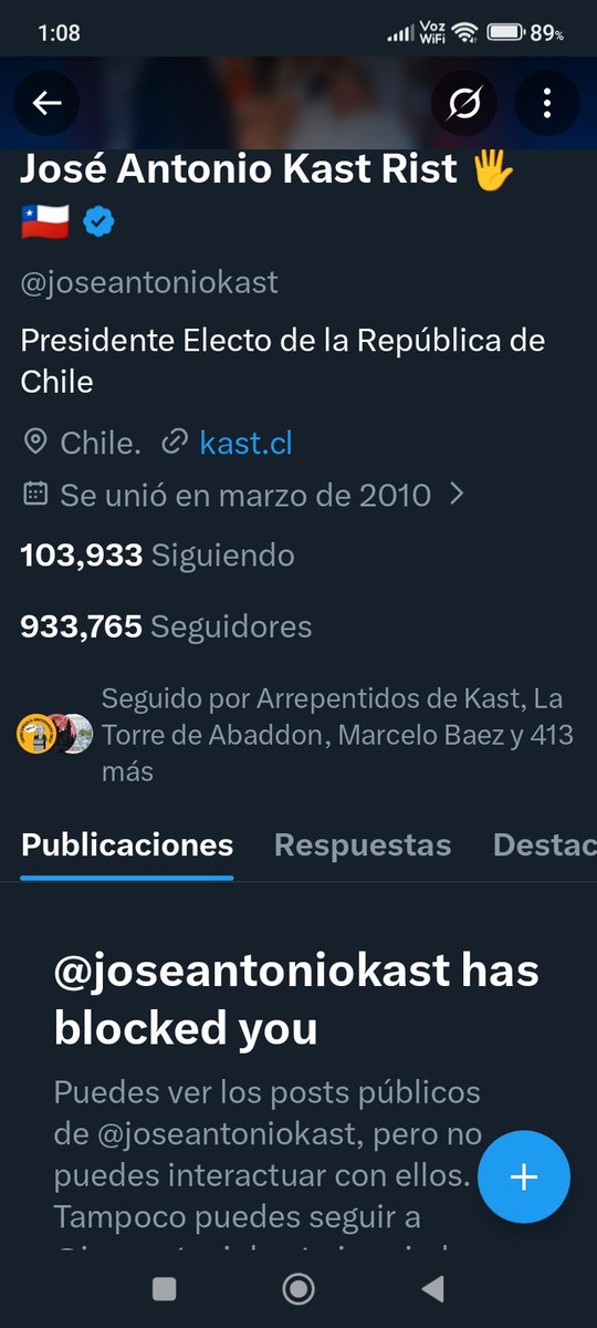 Repito la pregunta 👇🏻
Cuándo nos desbloquea el presidente electo?