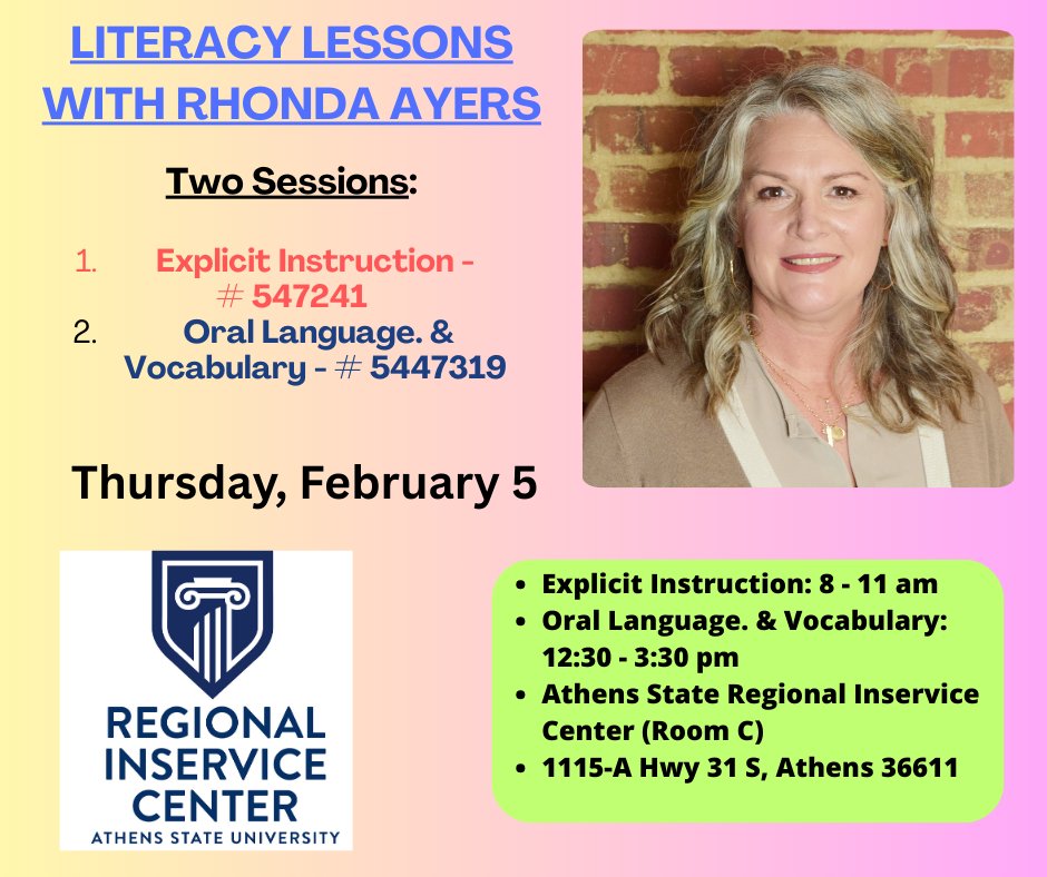 Athens State RIC tweet media