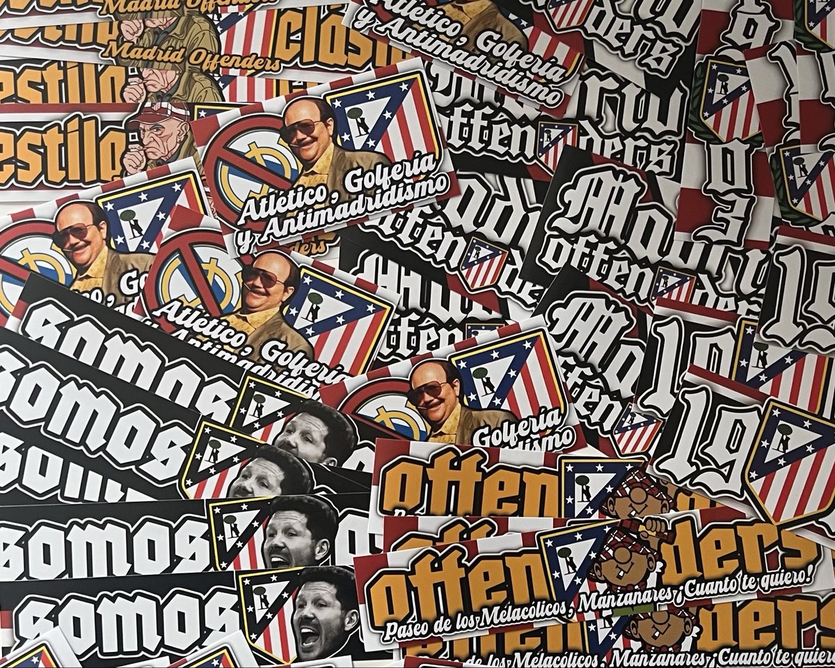 furia_atm's tweet image. Bueno chavales ya lo veis, nuevas pegatas, interesados al DM. FORZA ATLETI CAMPEÓN⚪️🔴👊