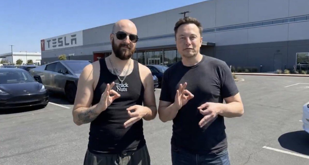 Tectone's tweet image. Elon Hook a brother up