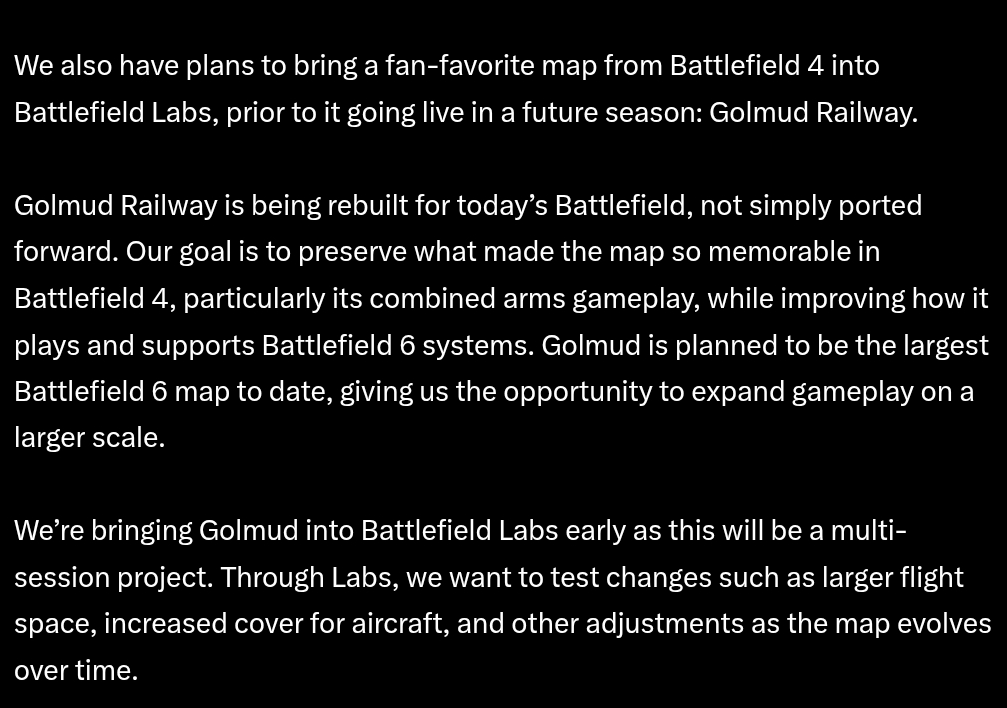 Battlefield Intel tweet media