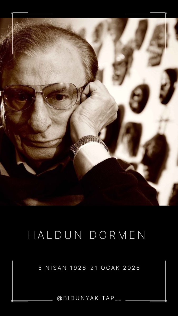 Tiyatro tarihimizin duayen ismi 🙏🏻 
Saygı ile ..

#HaldunDormen