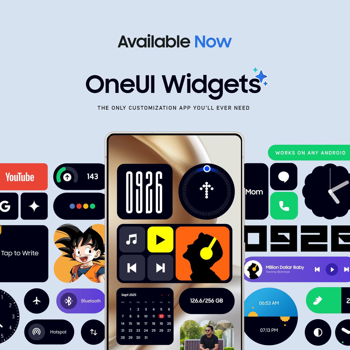 OneUI Widgets on Sale &amp; Giveaway 🎁. Lowest Price Drop Ever

350+ OneUI Widgets for any Android Device. 🔥

No kwgt or any third-party app required —just tap to add on Homescreen!

Download here ➡️ play.google.com/store/apps/det…

🎁 10 Promo Codes for Lucky Retweet &amp; Comment.