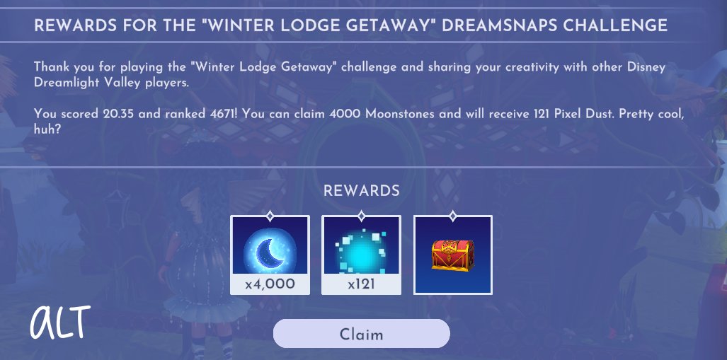 PixieRoslyn's tweet photo. seems just not thinking about it too much is the key? 😅. my alt did well for a snap with no avatar in it, was my first time doing it so science experiment did good. Mahalo to everyone that voted for them and to everyone for their wins #DDLV #DLVCommunity @DisneyDLV https://t.co/AUdUYXbIpt