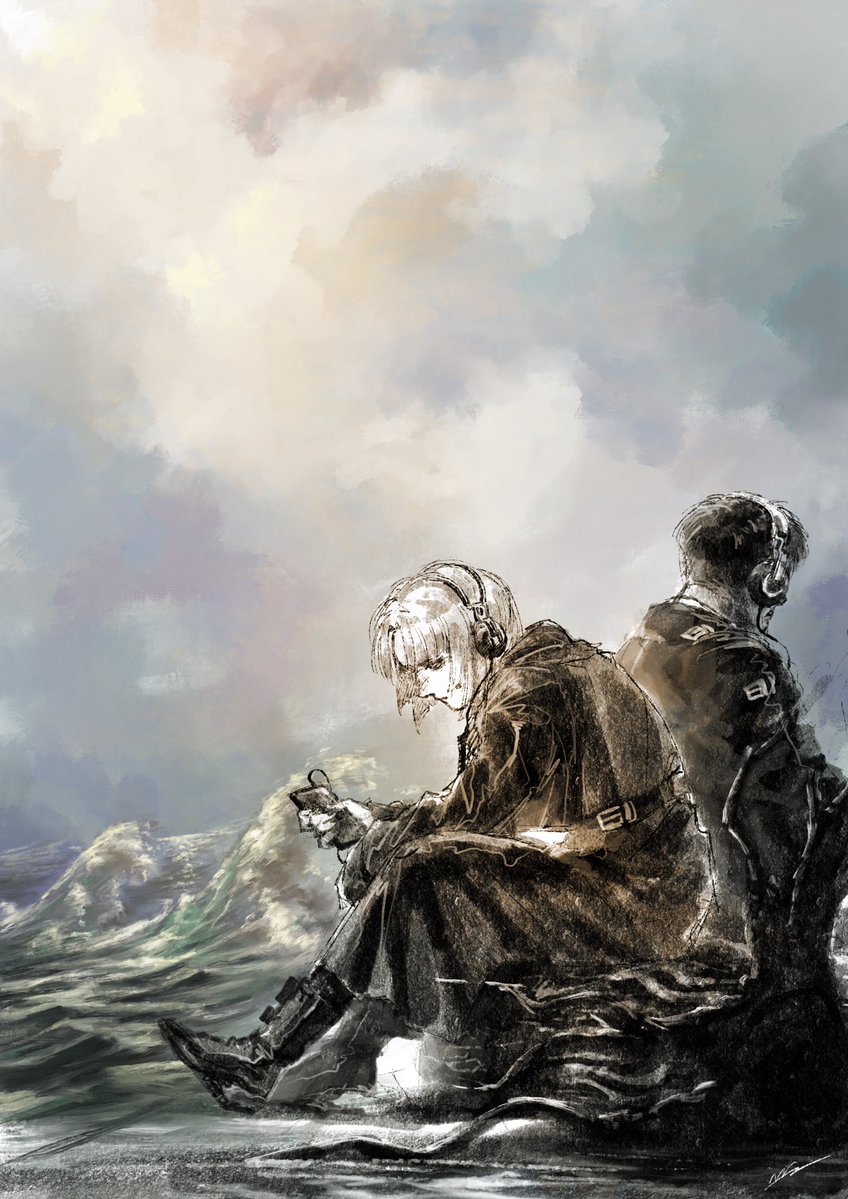 MN90047517's tweet image. Come to think of it, music has always been an essential part of my paintings. When I listen to my favorite music, I can see the scenery. From the endless sky to the sea, and so on. I felt like I could go anywhere if I followed that path.
Study