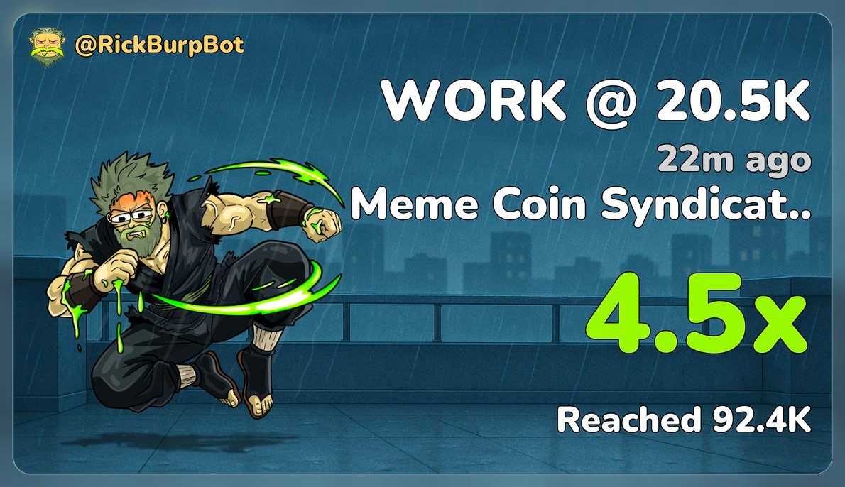 JessicaRus94865's tweet photo. 🚀 #work Market Cap is flying!
Already X4.5 from my call 📈 — and this is NOT the final top!

👉 CA: 3rDkc6Yhn4u6pz8MkfQaaGAMVMkQt9CKXGkD8PxCpump
👉 Community: https://t.co/FXBBXTMHmh
⏳ Hold tight — the next major pump is loading… 💥🔥 https://t.co/iasoSmWUL9