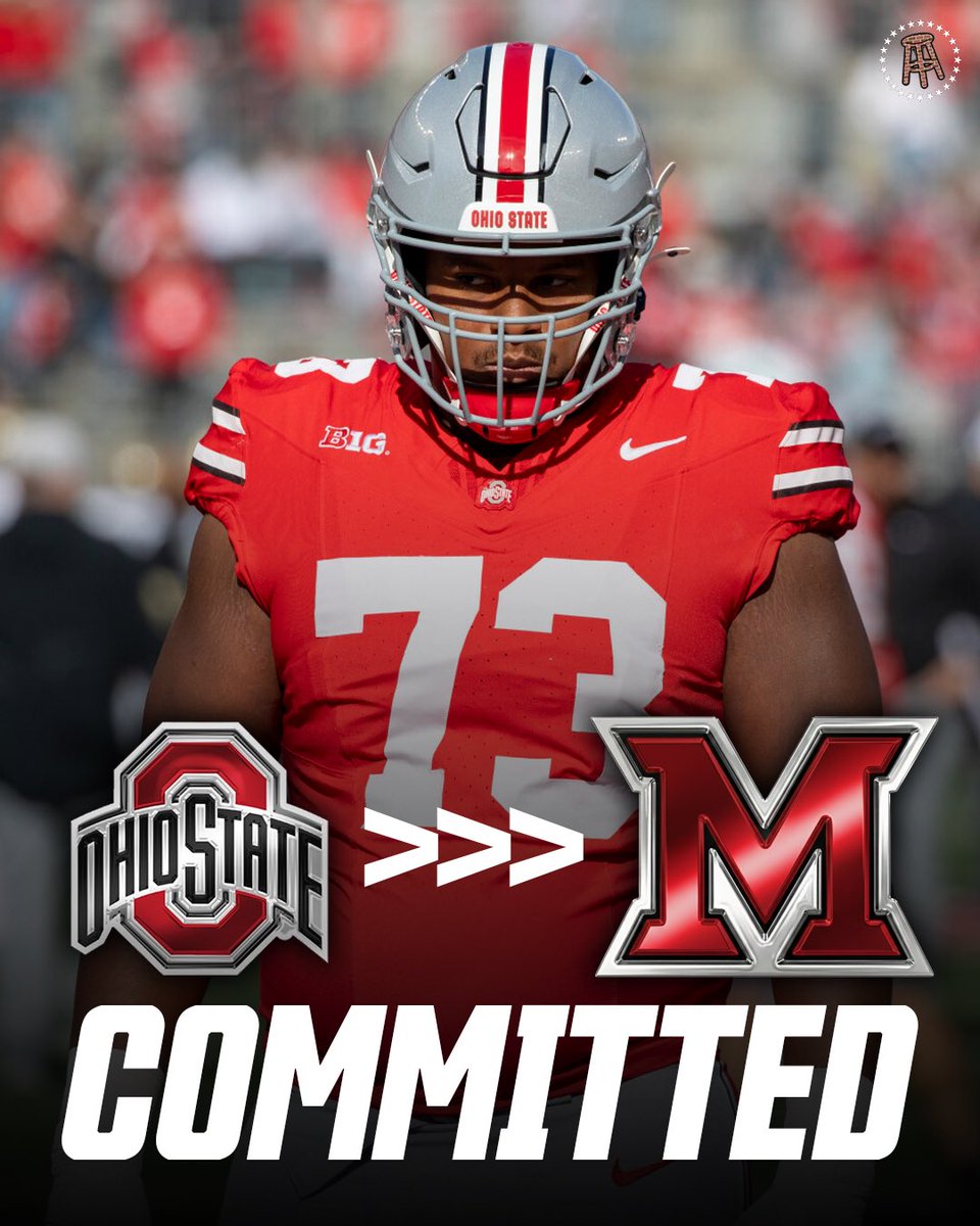 BREAKING: Ohio State OL Devontae Armstrong has committed to Miami OH.

The 6’5 320 OL was the No. 3-ranked IOL in Ohio in his class and has three years of eligibility left.