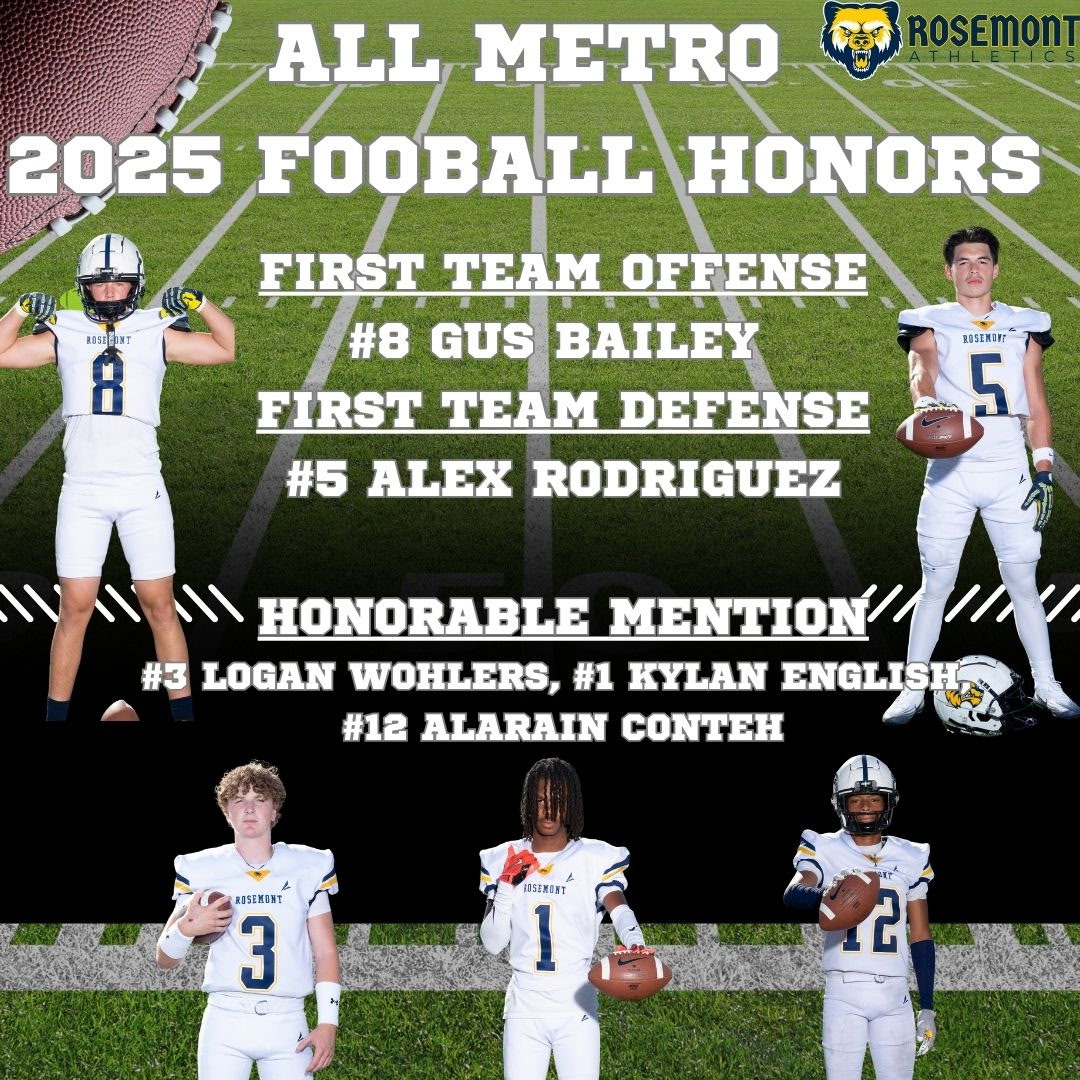 Rosemont Wolverines Football tweet media