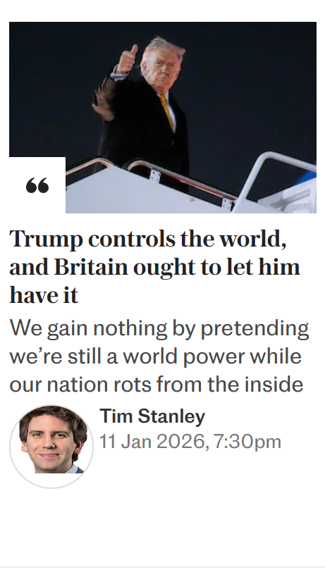 AlanRMacLeod's tweet photo. When Trump threatens a brown country vs. when he threatens a white one. https://t.co/bjQhqOtmxp