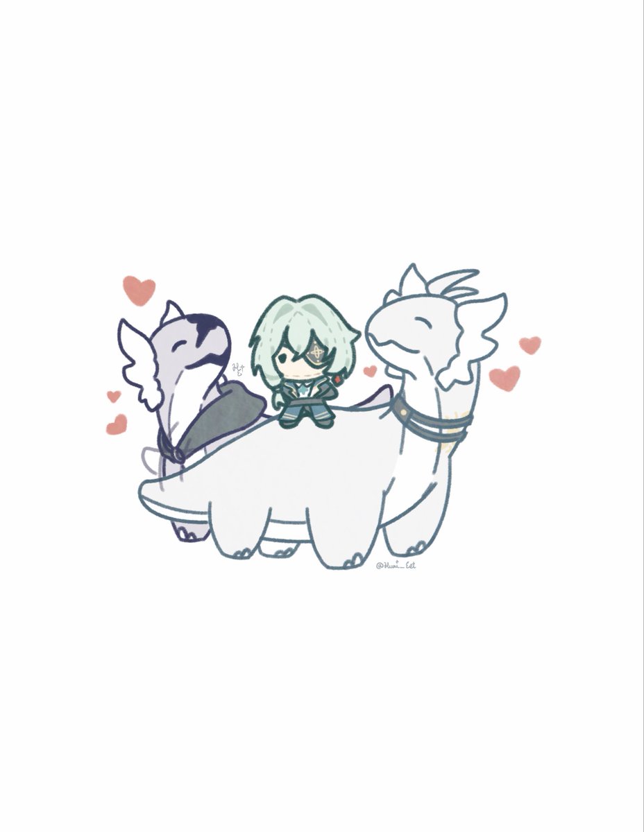 #phainaxa 
Help! I’ve turned into a dromas!
(Part 16)

The Tribbies made them a gift.