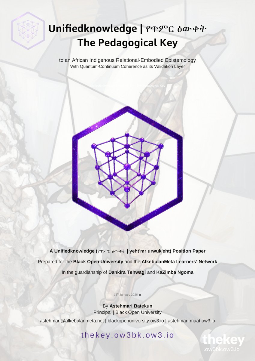 Imagine #African #Warrior #Dancers fighting in #4D #Maths #Mantis style.  Our new #epistemic #PositionPaper; #TheKey explains pedagogically how it's done, read now:
thekey.ow3bk.ow3.io
<a href="/astehmari/">Astehmari Batekun</a>'s paper blows minds!

+ Get the limited supply NFT:
getthekey.ow3bk.ow3.io