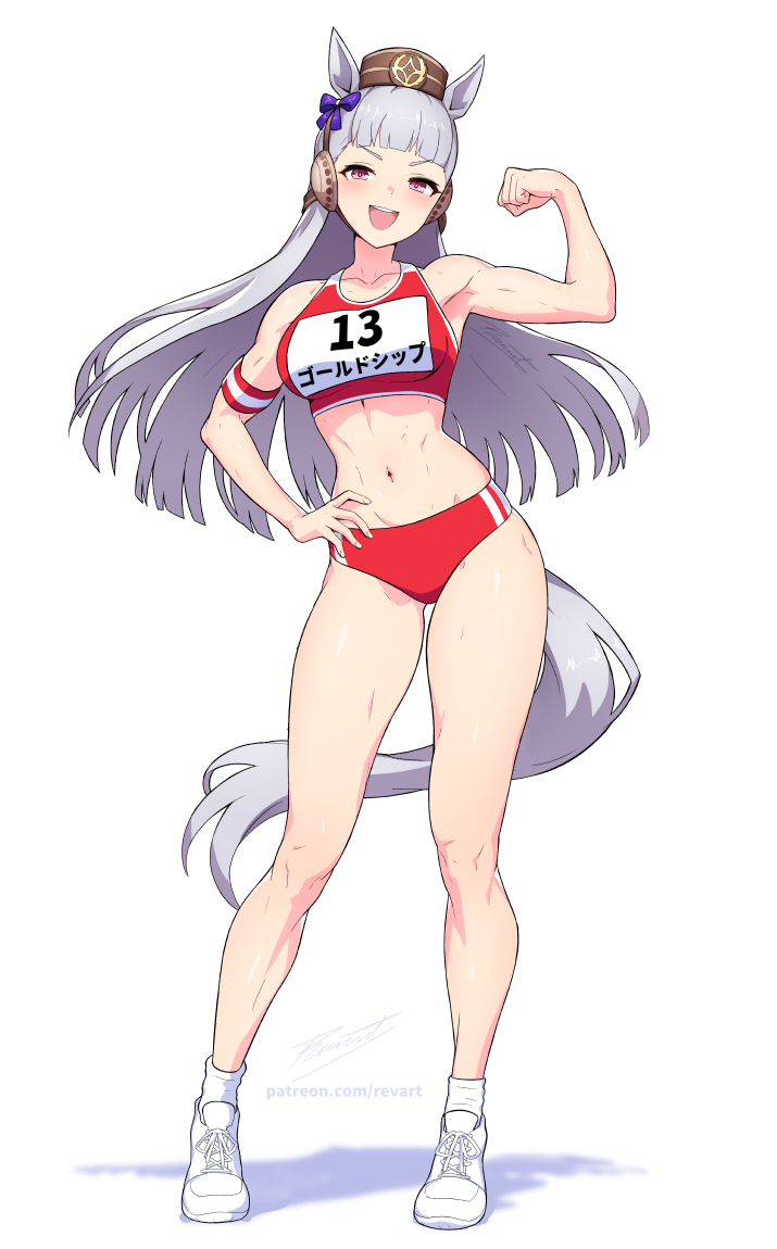 Revenantart's tweet image. Gold Ship is the only Umamusume with a perfect hourglass figure.