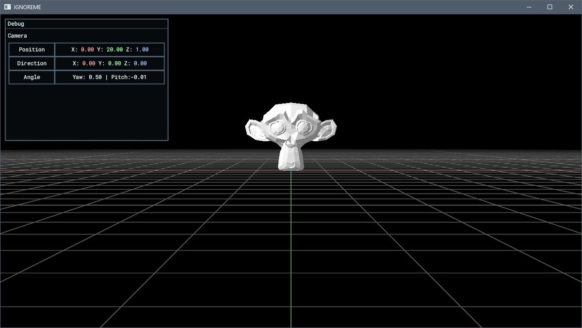 Sl33p7_'s tweet photo. Working on a 3D engine with vulkan https://t.co/mcWG21eorf