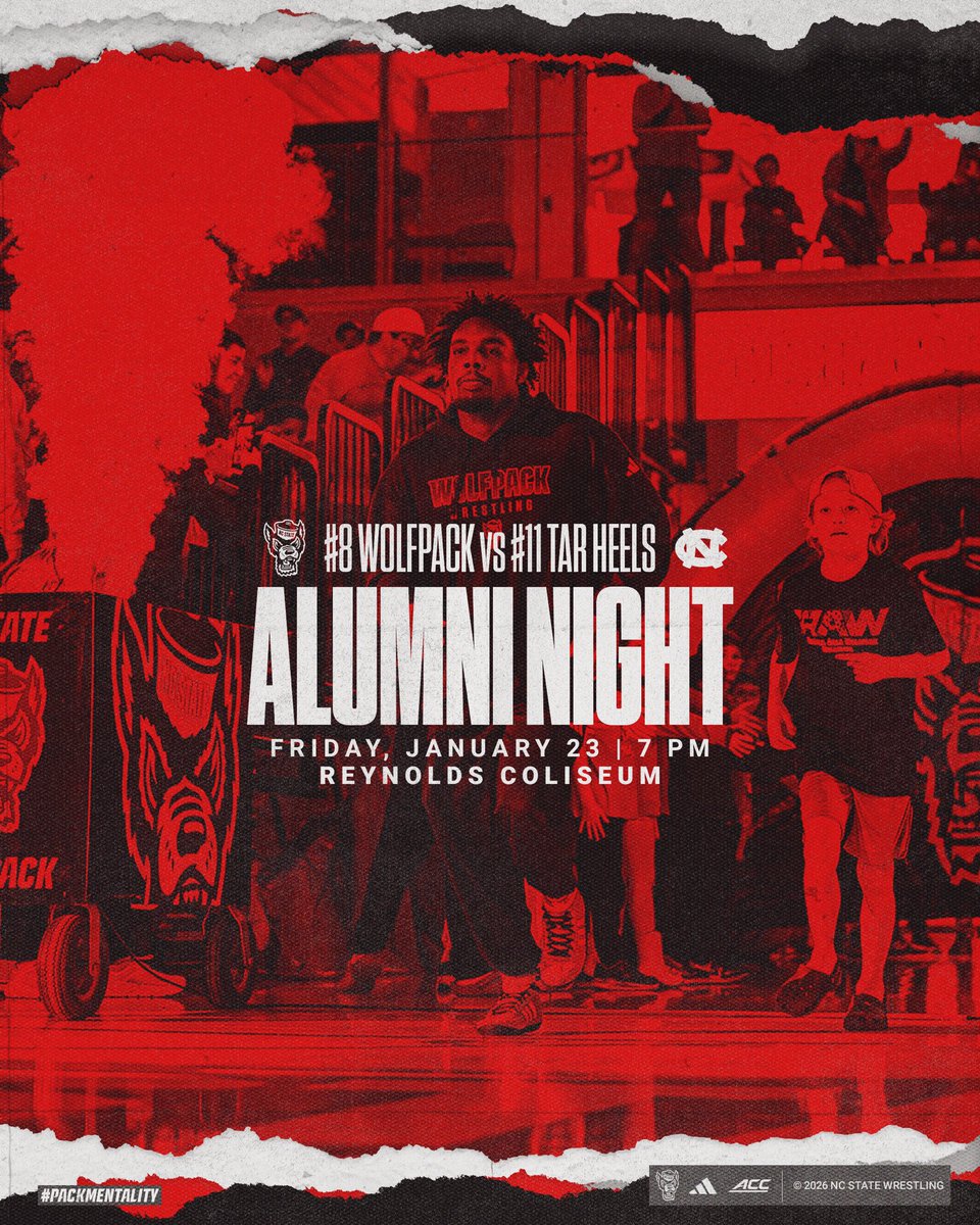 PackWrestle's tweet image. Friday night, alumni night. 🐺 vs. 🐏

🎟️ gopack.evenue.net/event/WR25/S04
#PackMentality