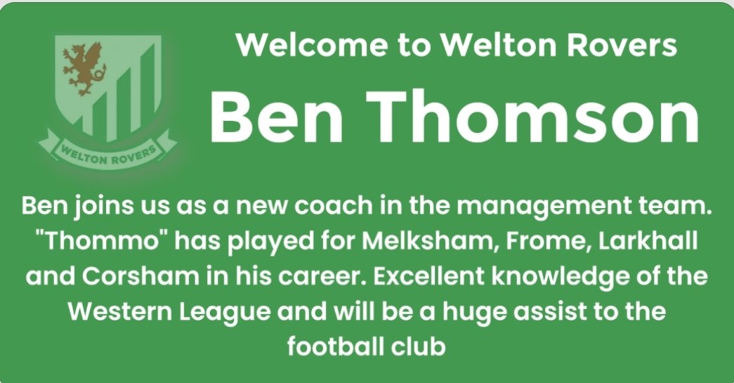 Welton Rovers Football Club tweet media