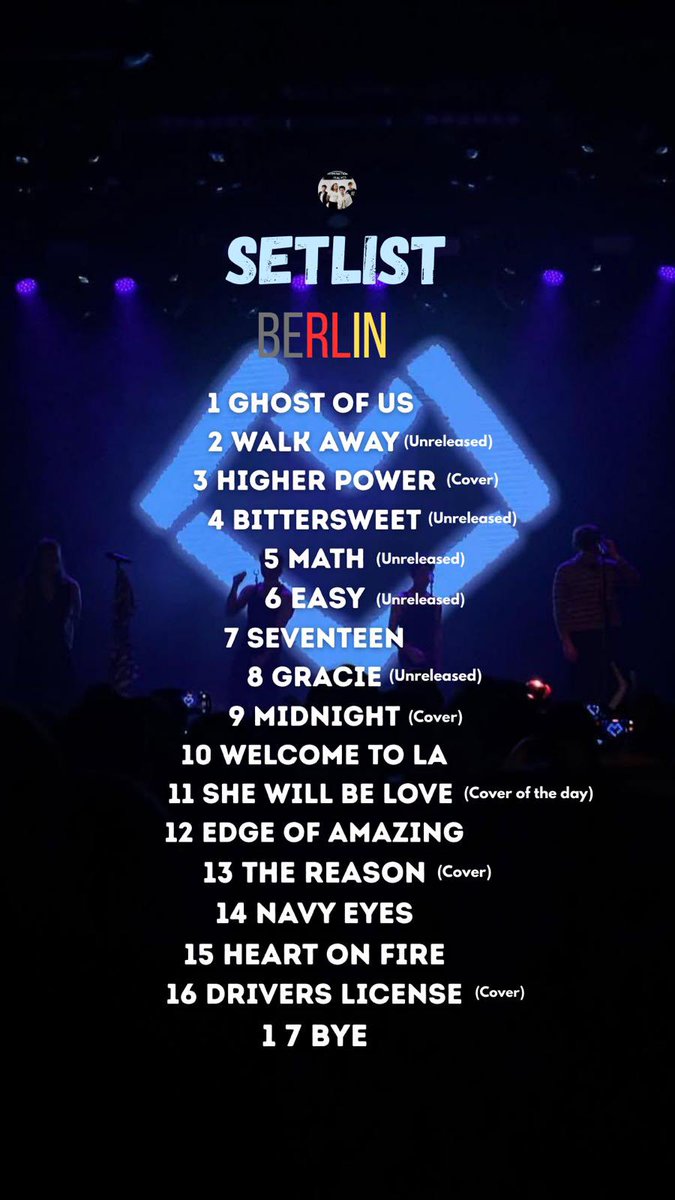 mtmnationitaly's tweet photo. La surpise song di questa sera รจ she will be love dei Maroon 5 ๐คฉ
#midnghttilmorning #mtm #zachnewbould #conorsmith #shaneappell #masonwatts #mtmupdates #mtmnationitaly https://t.co/Cl8wrbSLR0