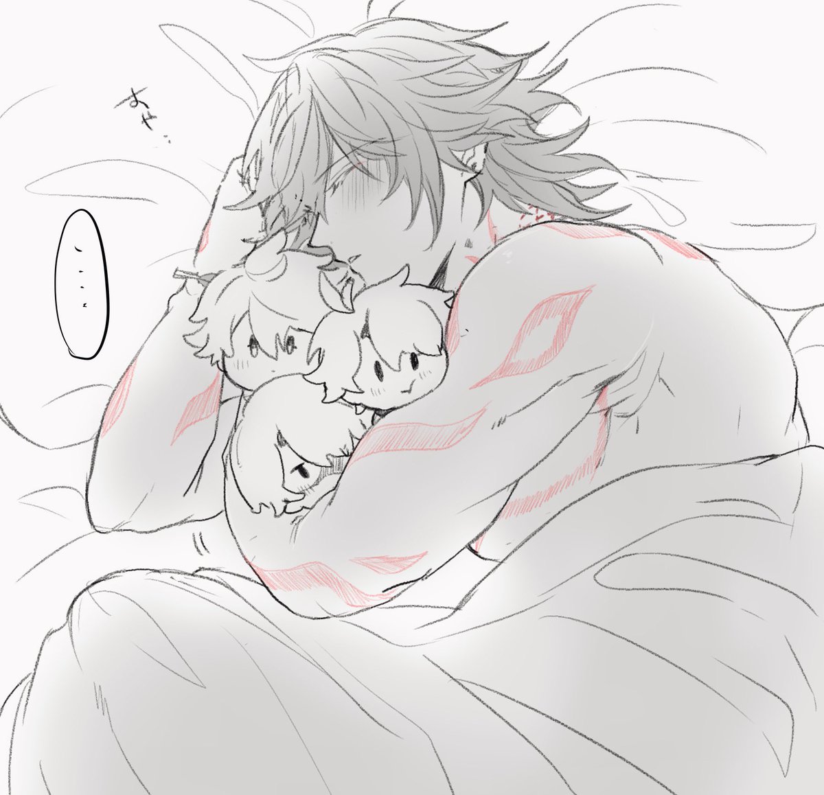 MeshiAu79187's tweet image. ☀️🌙🌗×🍷　4Pファイモス
むぎゅむぎゅ