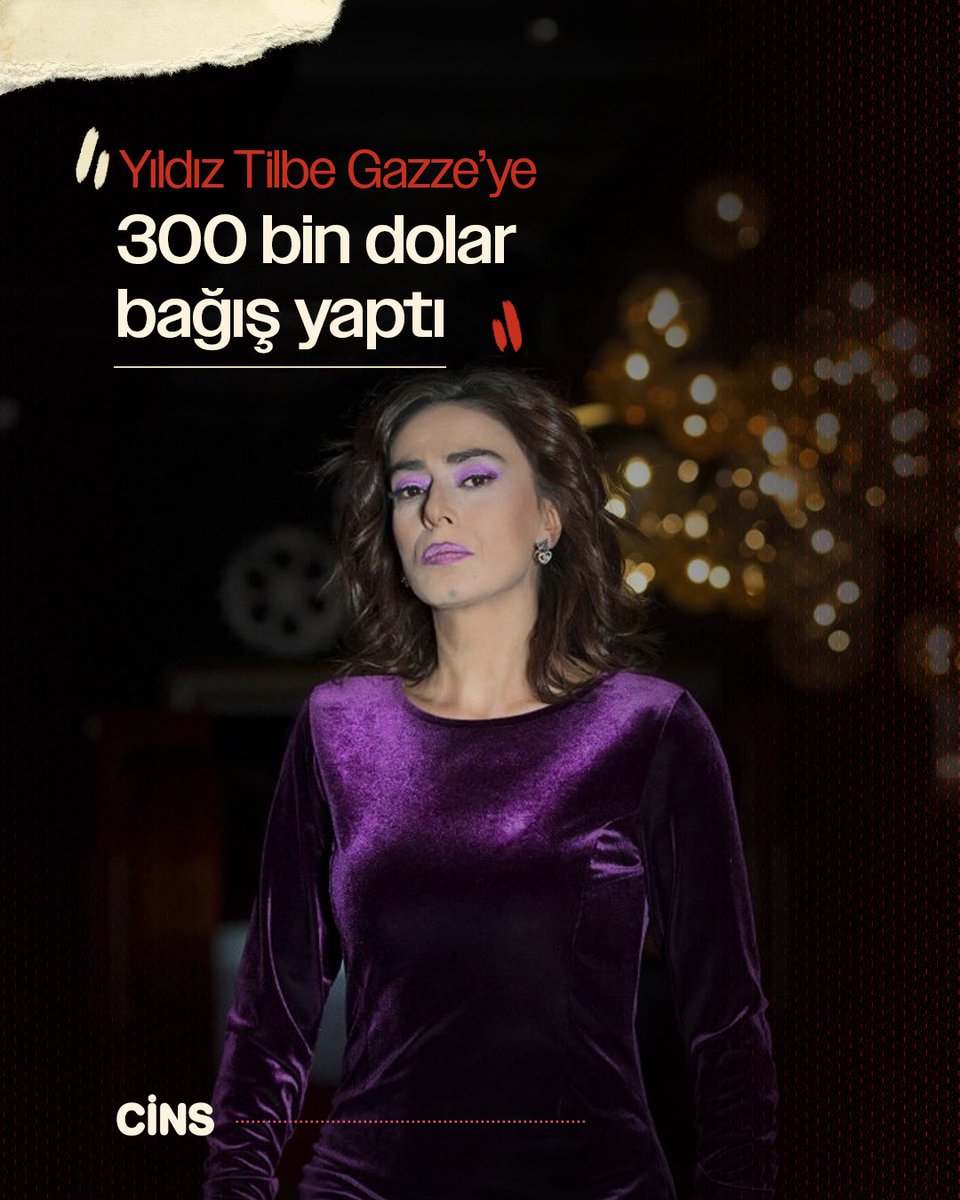 CinsDergi's tweet photo. Yıldız Tilbe, Kudüs Gönüllüleri Derneği aracılığıyla Gazze’de kurulan Çadırkent projesine 300 bin dolar bağışladı 🇵🇸 https://t.co/HUHYtD9XBd