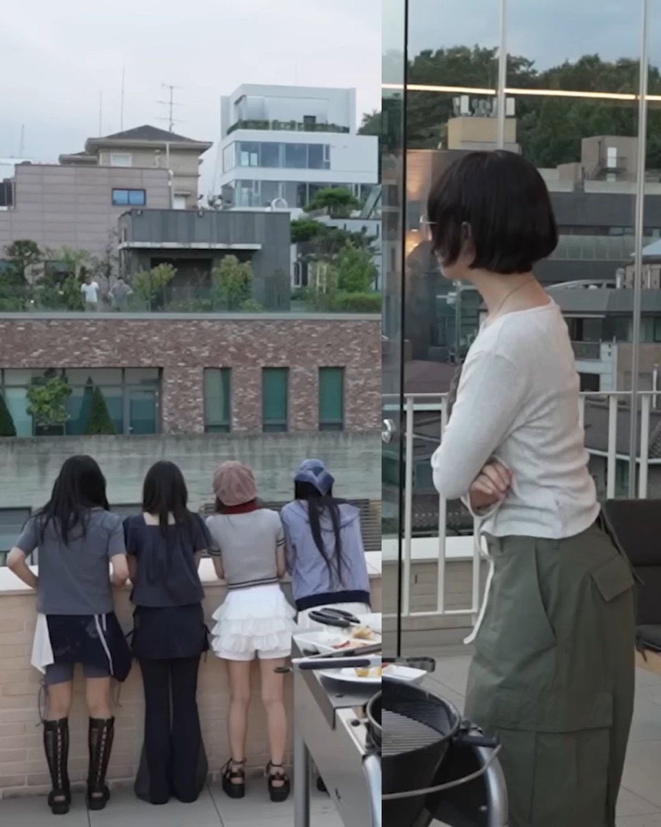 retrokki's tweet image. she’s just a mom watching her kids after a long day of work