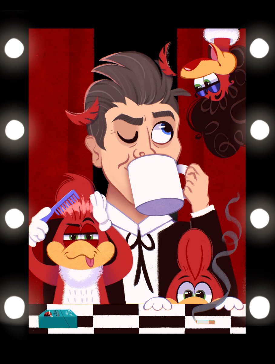 Alexzmow's tweet photo. My piece for the David Lynch art show at CTN Studio in Burbank. I will be there for opening night on Saturday. Say Hi if you decide to drop by 😎🙏 https://t.co/wu6Ge0l0te