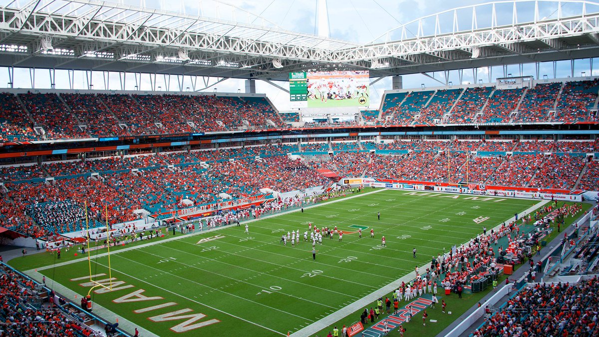 scoduckz's tweet image. "Miami fans are diehards and we deserve this"

Miami vs Louisville 2 months ago