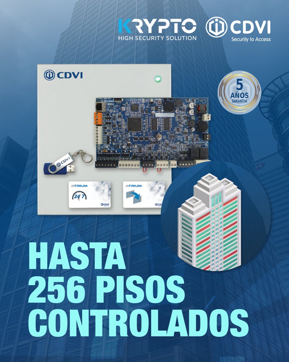 CDVILATAM's tweet photo. Seguridad vertical sin límites. 🛗 ATRIUM gestiona hasta 256 pisos con precisión quirúrgica desde su servidor web. Define quién accede a cada nivel y en qué horario sin software adicional.
🔗👉https://t.co/GxHW3DYNqq
#CDVI #ATRIUM #KRYPTO #Elevadores https://t.co/ZtUC0ZMbj0