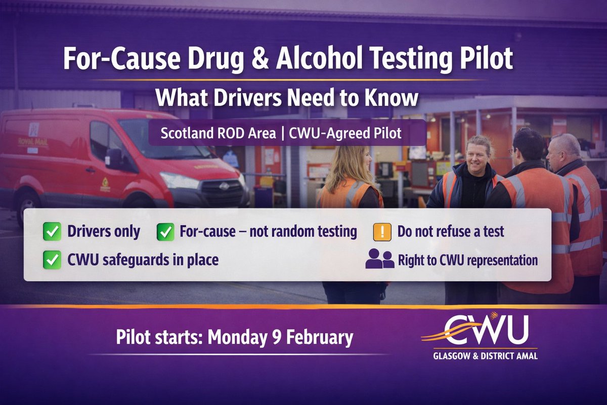 Drug &amp; Alcohol For-Cause Testing Pilot – For Drivers Only
cwuglasgow.com/drug-alcohol-f…