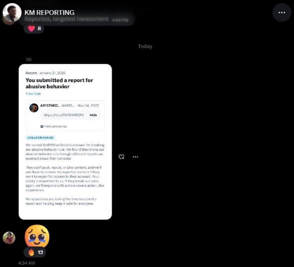barragers's tweet image. Kai Mafia created a group chat to go after specific individuals like Adin Ross, aiming to get his account and others taken down.

Why does Kai Cenat tolerate targeted harassment like this? When will this kind of hate finally stop?  💔