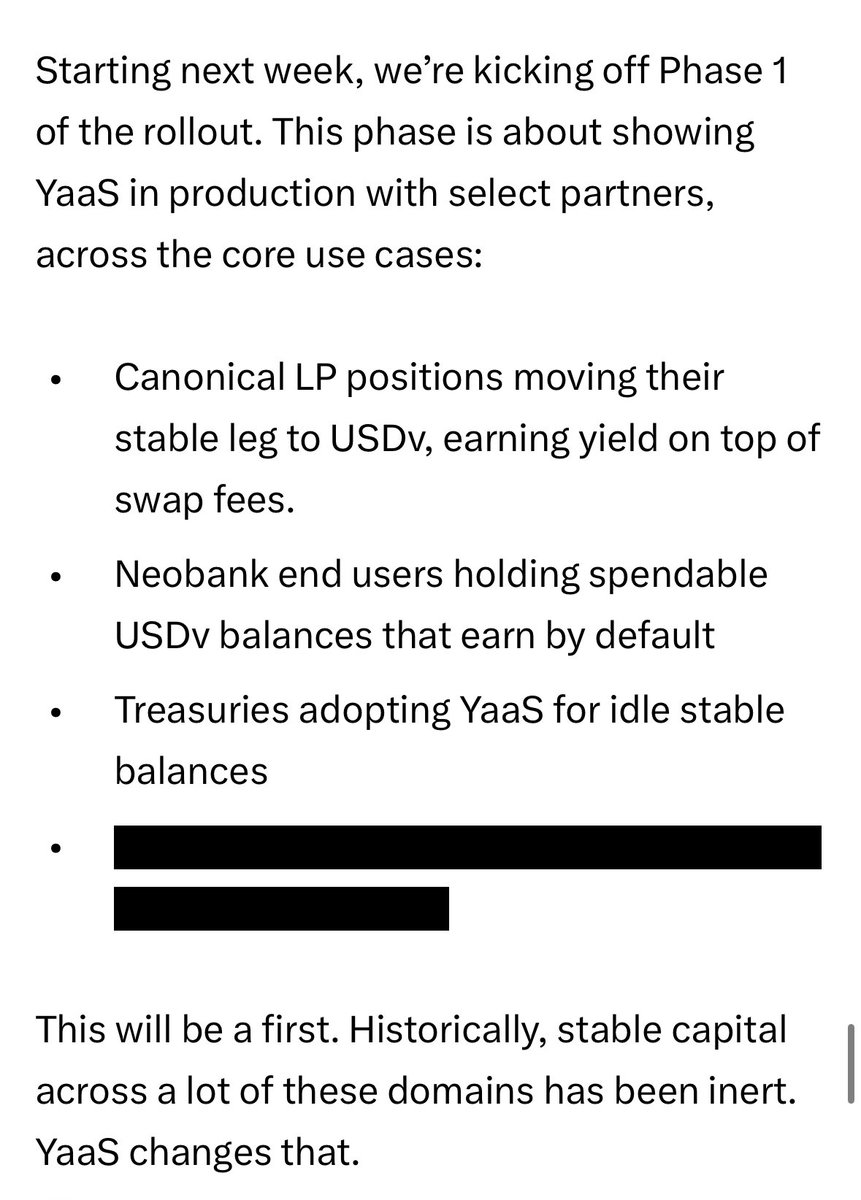 Phase 1 of the YaaS rollout is probably one of the more exciting ongoing developments in the $SOLO &amp; MetaDao ecosystem 

YaaS x Neobanking + announcing big select partners that will accomplish this.

“This will be a first” 🫡