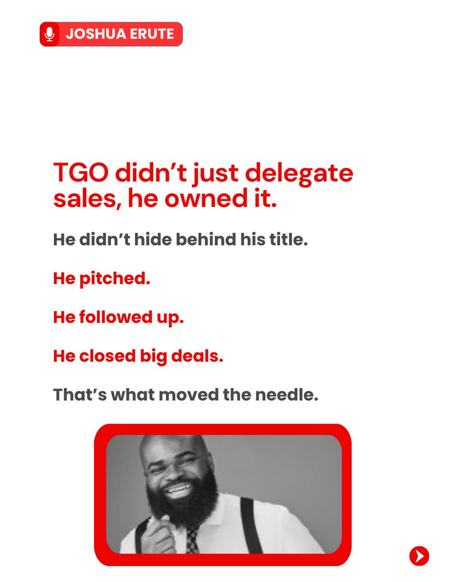 IamSmartJOE's tweet photo. For early and growing businesses, sales is not a department, it’s a responsibility, often led by the founder. https://t.co/2luiT1s6m4