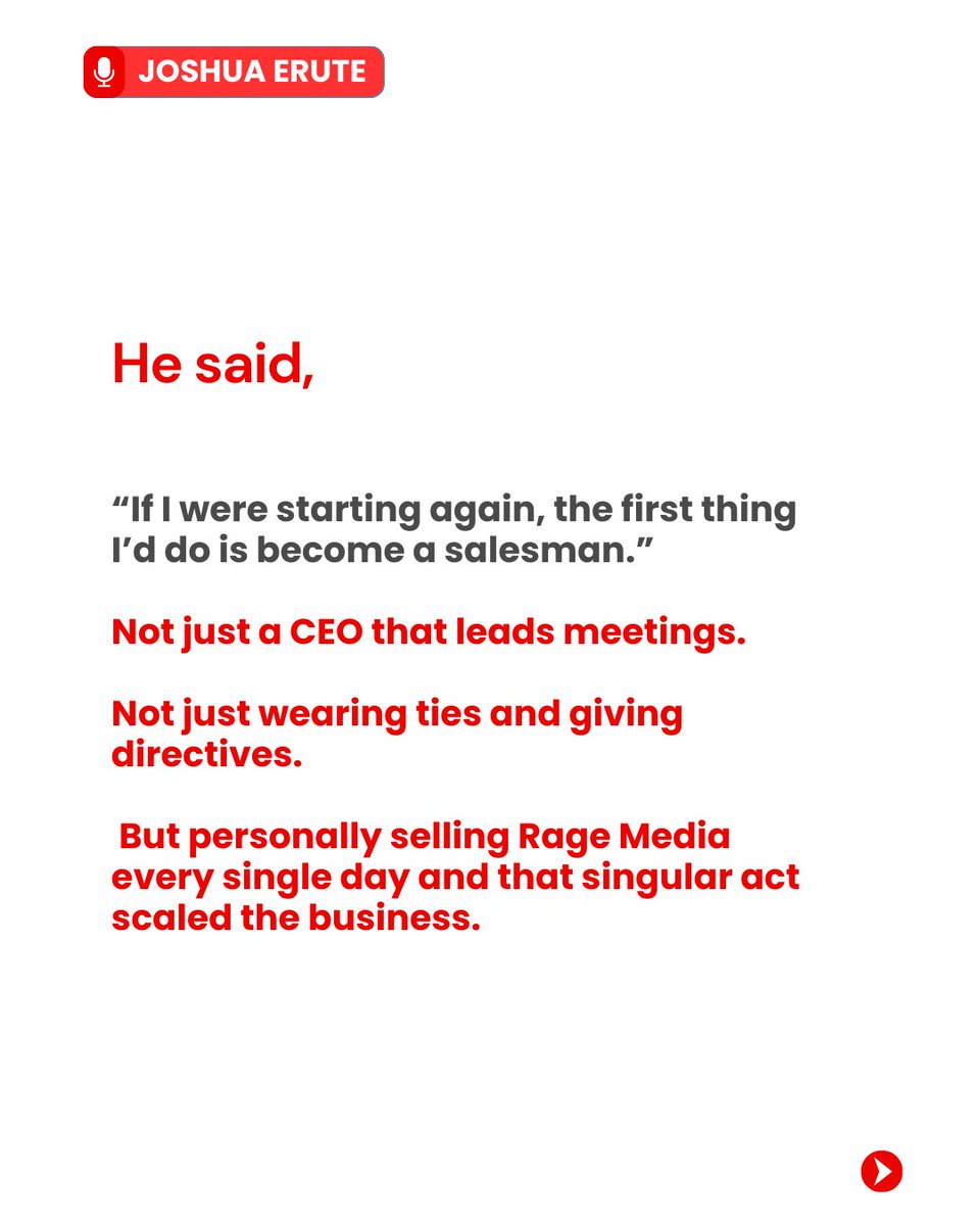 IamSmartJOE's tweet photo. For early and growing businesses, sales is not a department, it’s a responsibility, often led by the founder. https://t.co/2luiT1s6m4