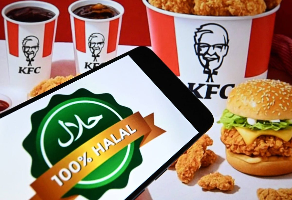 R_Dubreuil_13's tweet image. ☪️ Aujourd'hui, l'enseigne KFC passe au 100 % halal dans un grand nombre de ses restaurants en France.

Les grosses chaînes de fast-food passent les unes après les autres au 100 % halal. Five Guys, KFC, Quick, Pizza Hut… La liste s'allonge.
Ça illustre clairement le remplacement…