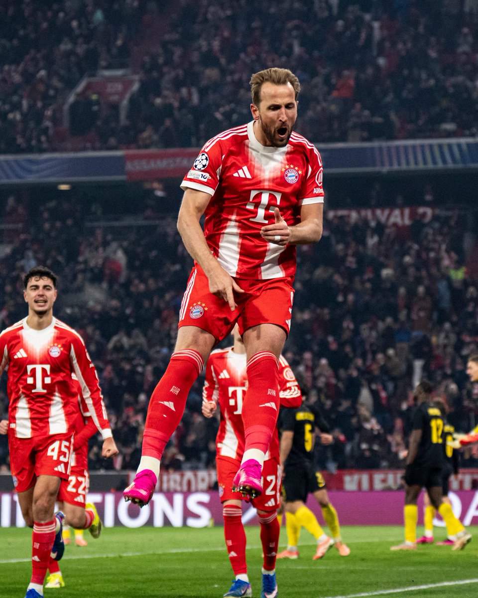 FCBayern's tweet image. Dieser Mann! 🤯 Harry mit dem 𝑩𝑳𝑰𝑻𝒁-𝑫𝑶𝑷𝑷𝑬𝑳𝑷𝑨𝑪𝑲! ⚽️⚽️

💫 #FCBUSG | 2-0 | 55’ 💫