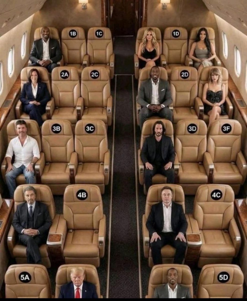 IamLukezima's tweet photo. Who will you seat beside? @realDonaldTrump ?
@elonmusk ?
Who? https://t.co/UwnXXYIIeq