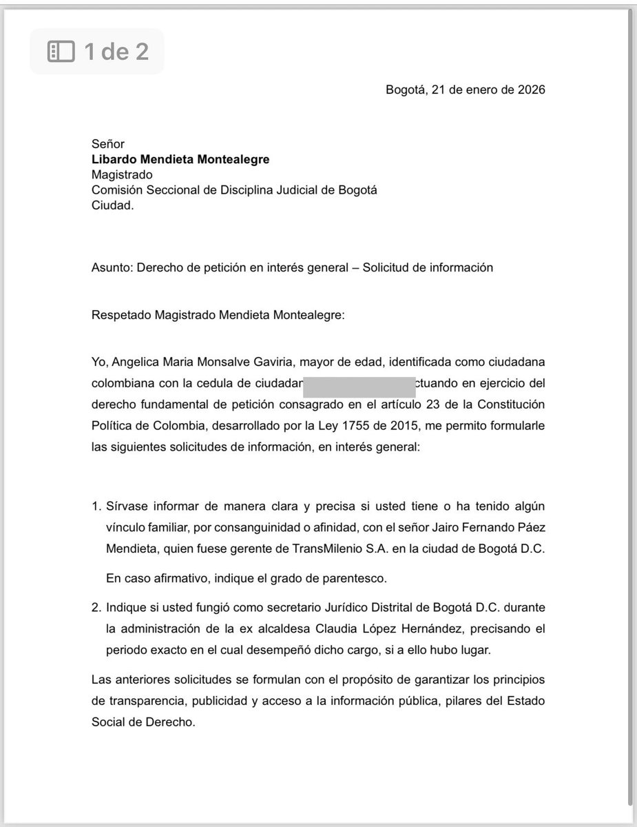 alazamo123's tweet image. El hoy magistrado de la Comisión Seccional de Disciplina Judicial, Libardo Mendieta Montealegre, exsecretario jurídico distrital de Bogotá durante la administración de @ClaudiaLopez , ha transitado —como lagarto institucional— por múltiples cargos en el Estado: Presidencia de la…