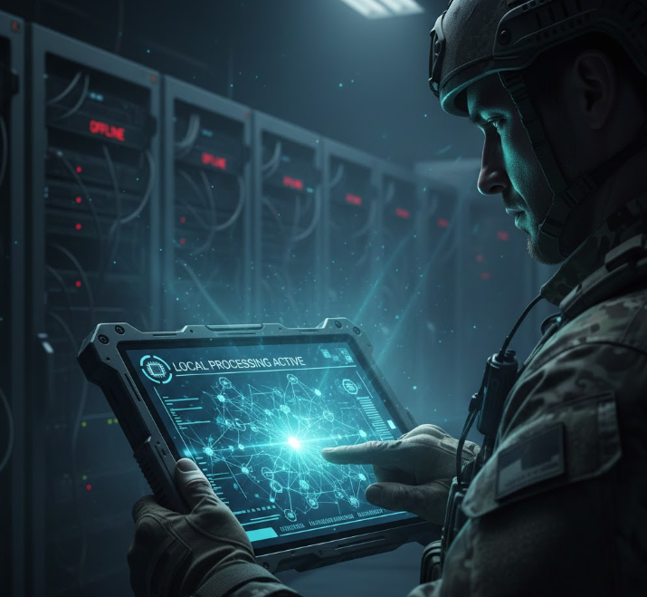 What happens to your decision-making when the "Cloud" goes dark? ☁️🚫

In 2026, total dependency on connectivity is a critical tactical risk. If your system cannot reason in degraded or disconnected environments, you don’t have a resilient system, you have a fragile one.

True