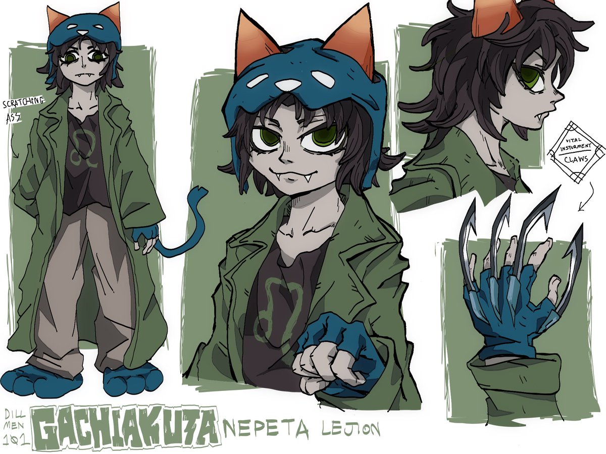 dillfem101's tweet image. my original gachiakuta OC