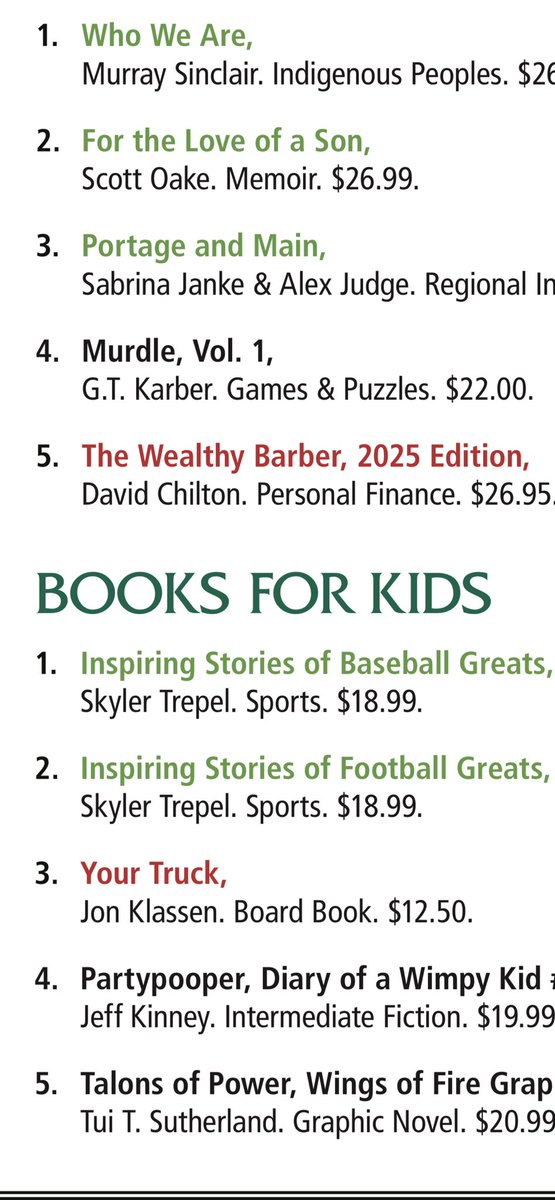 Both my books are the #1 and #2 best-sellers at McNally Robinson, Canada’s largest independent bookstore, which officially makes me a 3-time #bestsellingauthor! Thanks so much to everyone who made this possible!