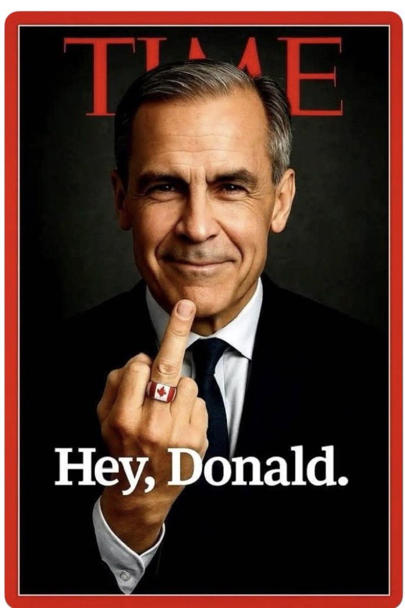 Trump’s threat-like response to Carney’s WEF speech proves exactly the point Carney was making. Canada has removed the sign from the window, bitch!