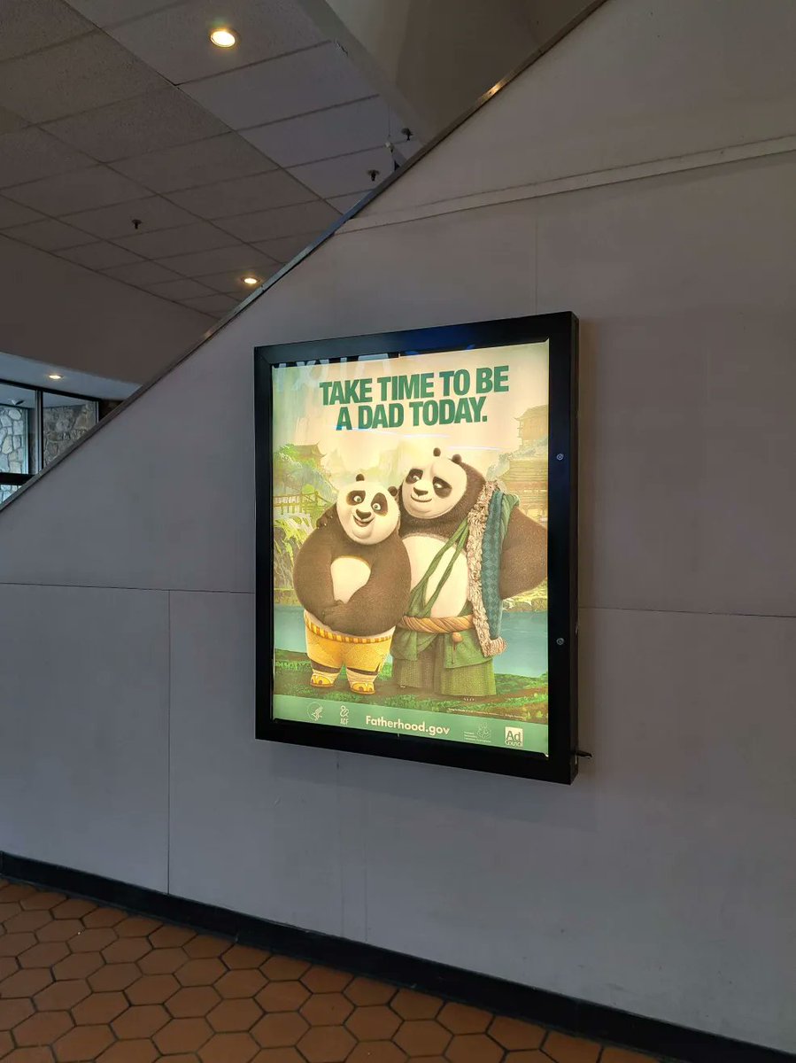 My local mall has had this poster up for the past 10 years and shows no sign of ever taking it down