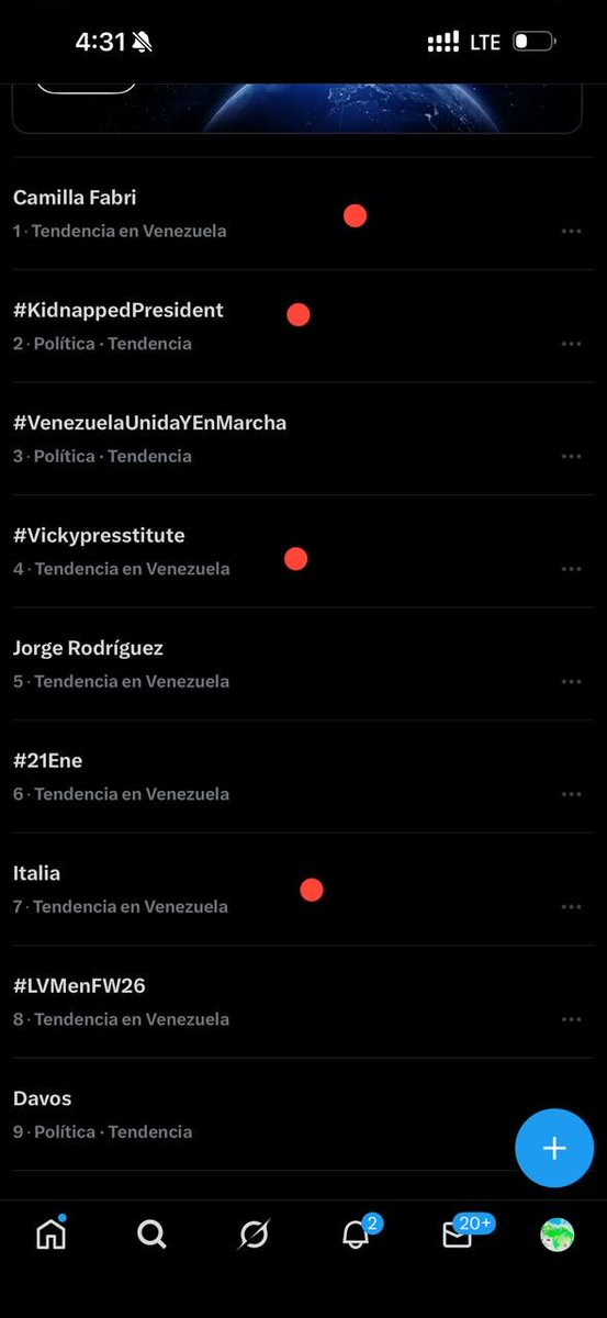 Mire señora Ud está en tendencia en Venezuela:por mentirosa, por bruja, porque la patraña es tu divisa, porque tú eres un ser malévolo que cada vez q apareces en el espectro la gente termina rechazándote, acá te va la foto. Gracias la gerencia