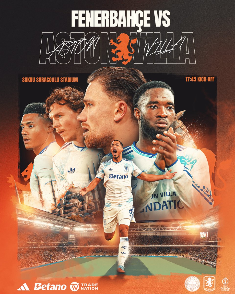 AstonVilla's tweet photo. IT’S MATCHDAY IN THE EUROPA LEAGUE ✊ https://t.co/NmqQLNvs8N