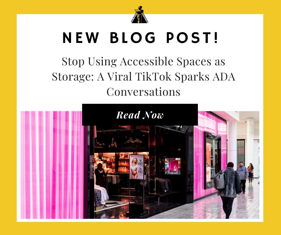 CDRNYS's tweet photo. Erin Taylor, a wheelchair user with ALS, went to Victoria’s Secret and was told the accessible fitting room was being used as storage. This store failed to prioritize accessibility.
Blog: https://t.co/RlnGH8jXT4
#CDR #AccessiblityRights #victoriassecret #ADAviolation #ADA https://t.co/S2BbxSbTdx