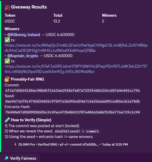 cryptoflan's tweet image. We do things different when we build shit, giveaways done right! all built on-chain right on Solana! Congrats boys!