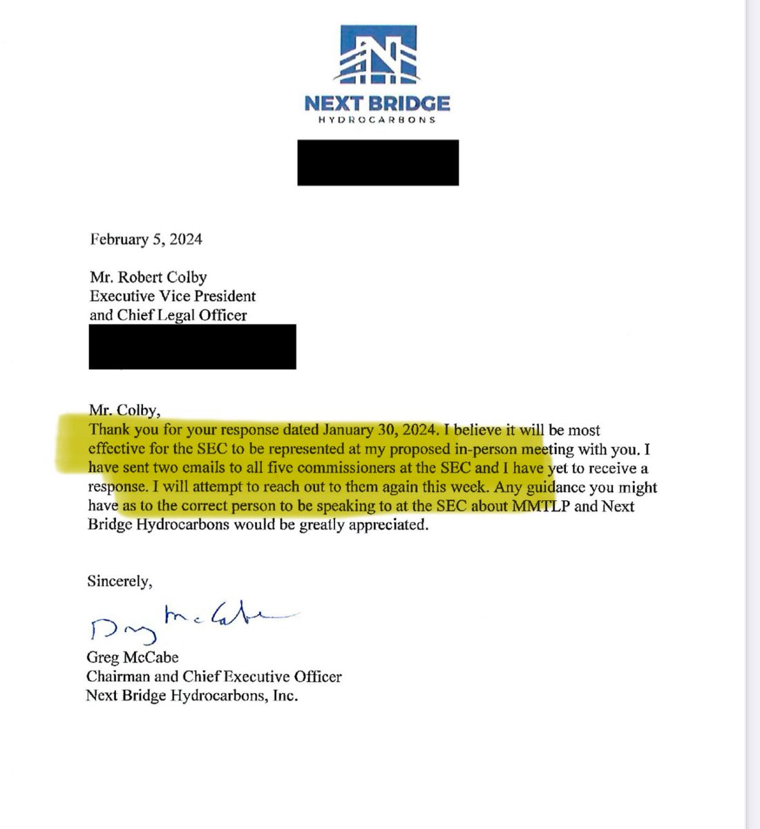 thedocespo's tweet image. Would be nice if they granted McCabe’s request from February 5, 2024.
All the “it will trade, it will settle” BS is irrelevant.
Get McCabe to the bleeping table already!