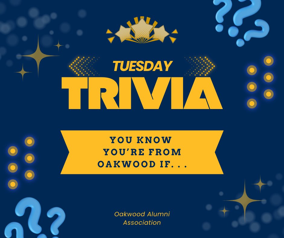 🎓 Once a Lumberjack, always a Lumberjack
The graphic taps into Oakwood memories many of us share.  Let us know in the comments!

#HighSchoolFun #HighSchoolDays #LumberjackPride #lumberjacks #alumni #Oakwood