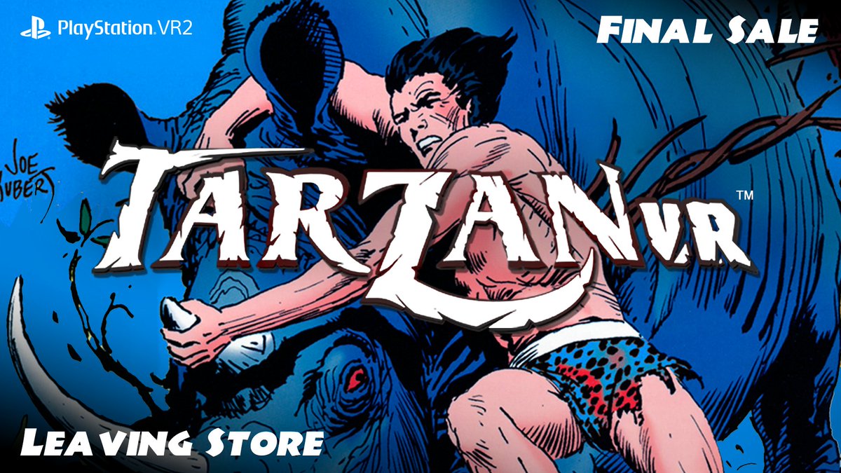 Tarzan VR is being delisted from PSVR. This is officially your final opportunity to own the game on PSVR2.

Grab it now. Once February hits, the game will be gone from ALL stores.

store.playstation.com/en-us/concept/…

#Tarzanvr #PSVR2 #playstation #GamingDeals #ps5 #LastChance
