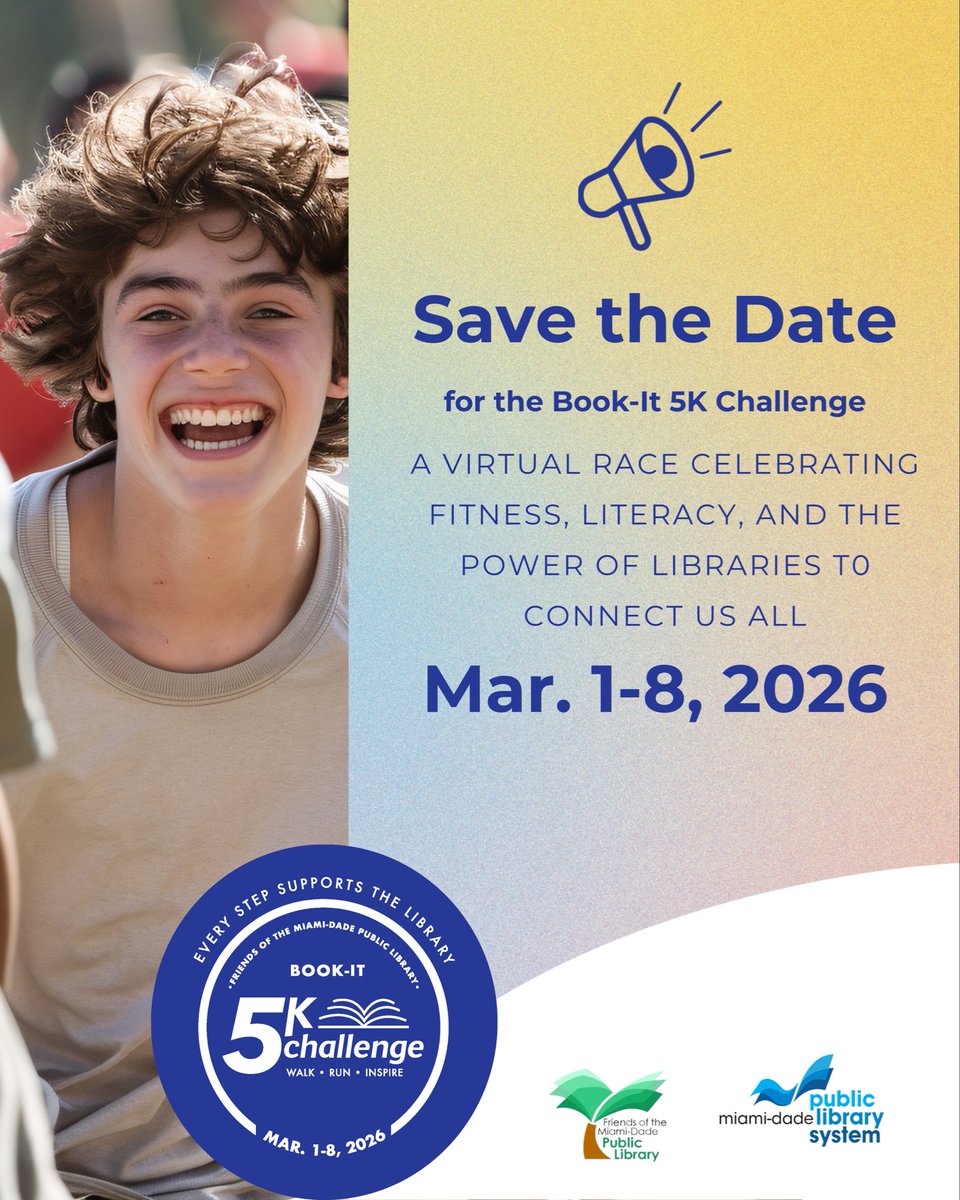 Friends of the Miami-Dade Public Library tweet media